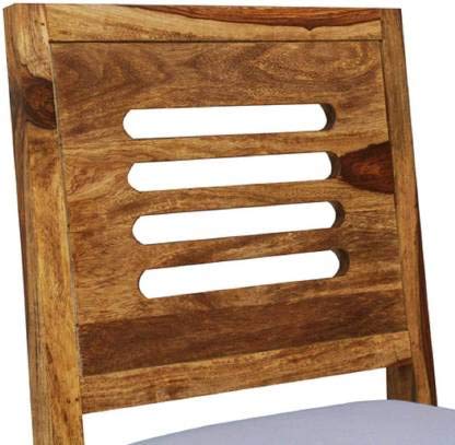 2 Seater Sheesham Wood Dining Table with Chairs - Image 3