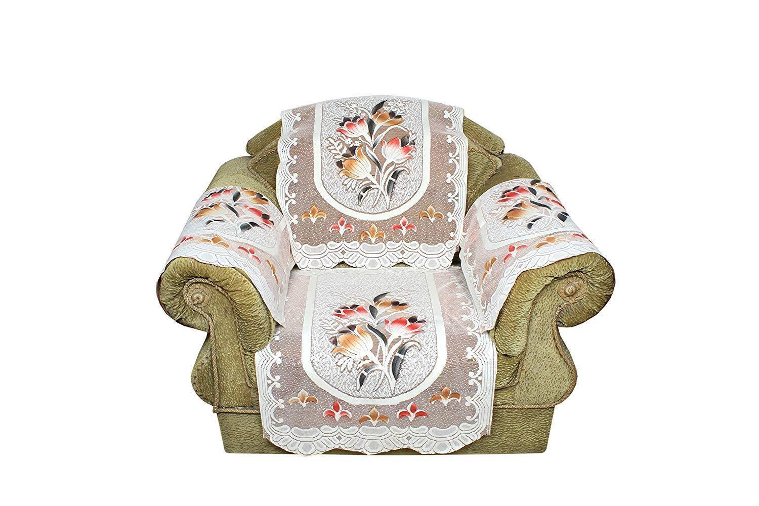 5 Seater Sofa and Chair Cover with 6 Pcs arms Net Sofa Cover Set - Image 5