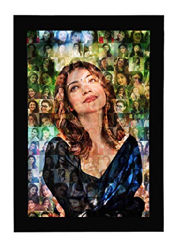 Ak Creations Wood Personalized Mosaic Photo Frame (Black, 12x18 Inch) - Image 3