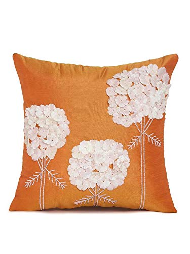 Alina Decor polyester Square Cushion Covers, 16 X 16-inch , Multicolour -Set of 2 - Image 4