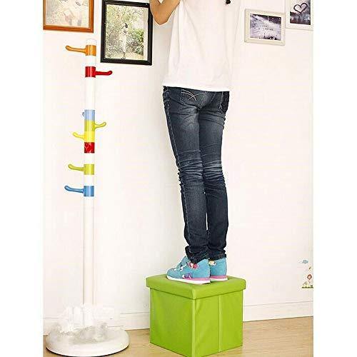 Almand Living Foldable Storage Bins Box Ottoman Bench Container Organizer with Cushion Seat Lid, Cube,Multi Colour(30X30X30 cm) (1 pcs) - Image 3