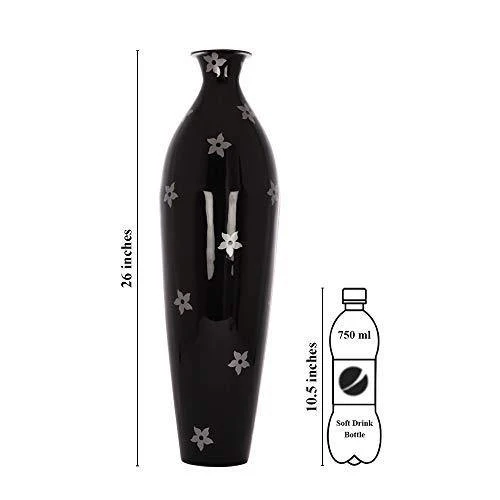 Alnico Decor Metal Flower Vase (Black_26 Inch) - Image 4