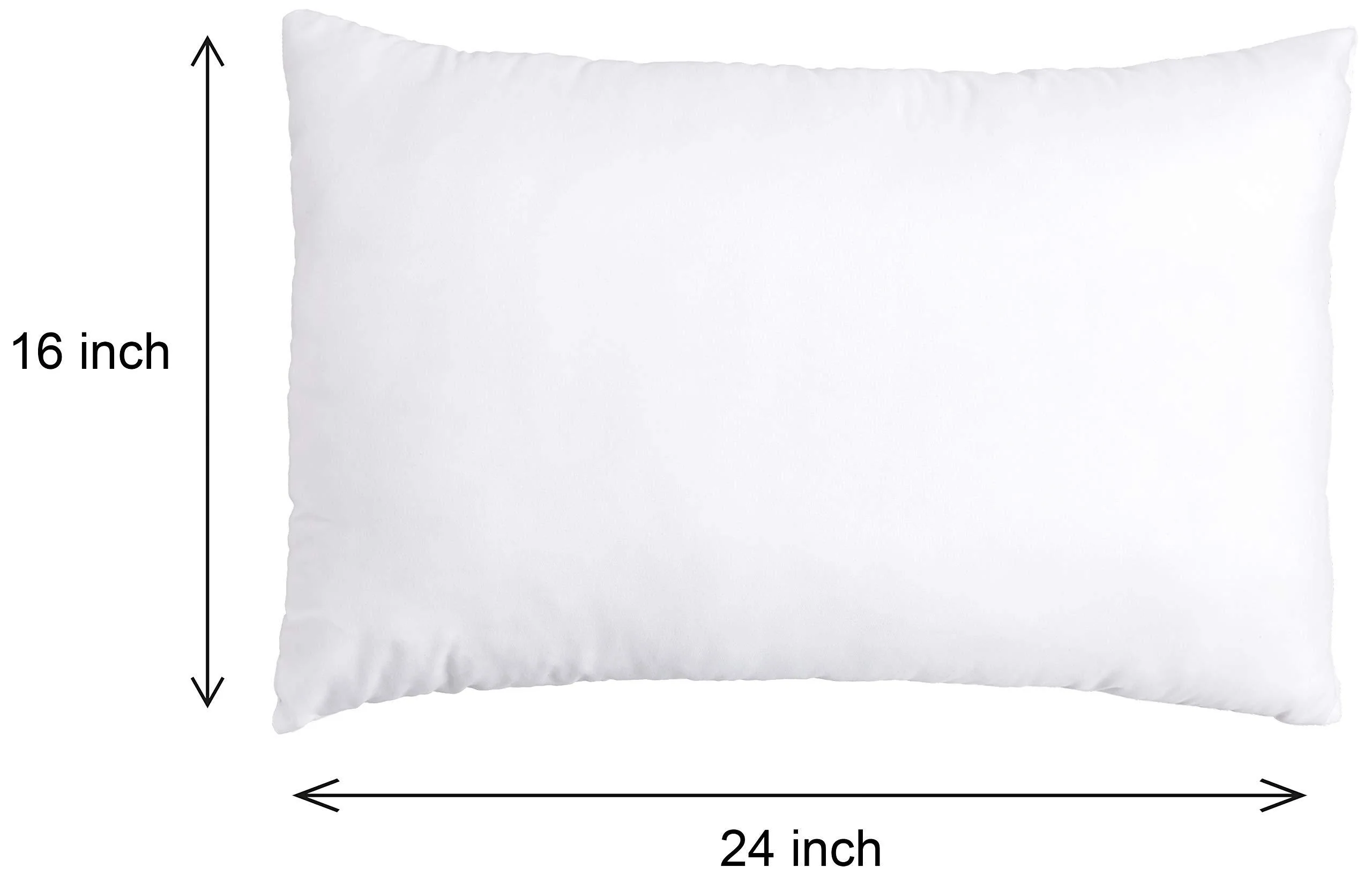 Amazon Brand Solimo 2-Piece Bed 40 x 60 cm Pillow Set: White - Image 3