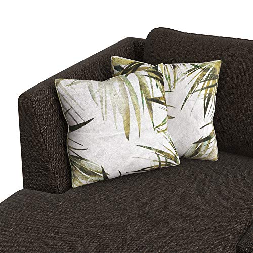 Amazon Brand - Solimo Alen six Seater LHS L Shape Sofa Set (Brown) - Image 5