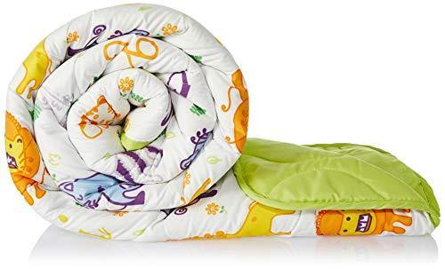 Amazon Brand - Solimo Animal Farm Microfibre Printed Quilt Blanket, Double, 120 GSM, White - Image 5