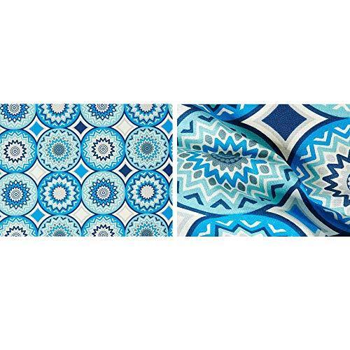 Amazon Brand - Solimo Bubble Bounty 144 TC 100% Cotton Single Bedsheet with 1 Pillow Covers, Blue - Image 4