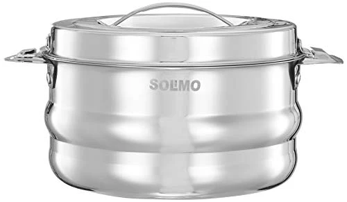 Amazon Brand - Solimo Galaxy Insulated Stainless Steel Serving Casserole with Lid (1.5L) - Image 2