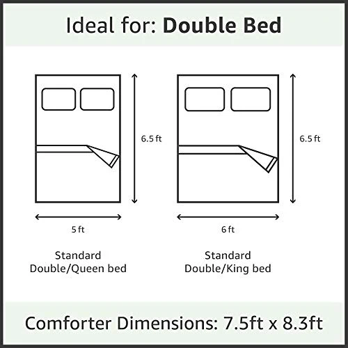 Amazon Brand - Solimo Microfibre Reversible Comforter, Double (Deep Purple and Ocean Blue, 200 GSM) - Image 5
