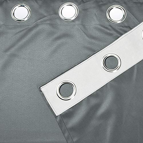 Amazon Brand - Solimo Room Darkening Blackout Window Curtain, 5 Feet (Grey) - Image 5