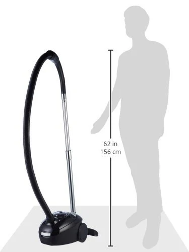 AmazonBasics Vacuum Cleaner with Power Suction, Low Sound, High Energy Efficiency and 2 Years Warranty (1.5L Reusable Dust Bag, Black) - Image 2