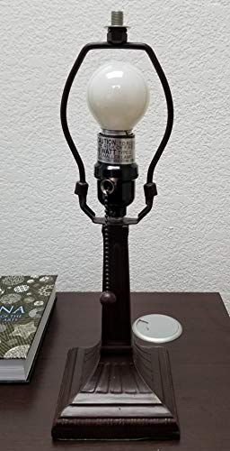 Amora Lighting Tiffany Style Mission Dragonfly Table Lamp (8 inches Wide) - Image 3