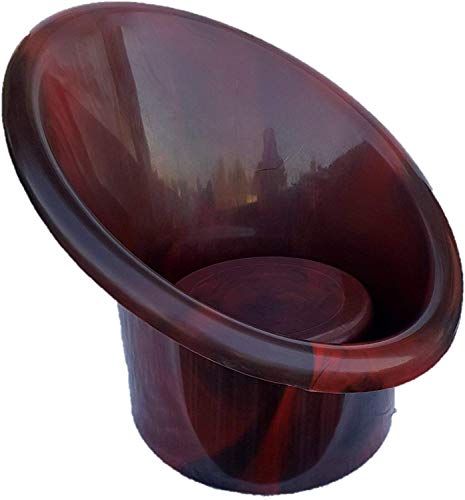 ANJWAR Tub Chairs/ARM Chairs/Chairs for Home, Living Room/Indoor and Outdoor Chairs with Complimentary Cushions Set of 02 (Standard, Rosewood) - Image 4