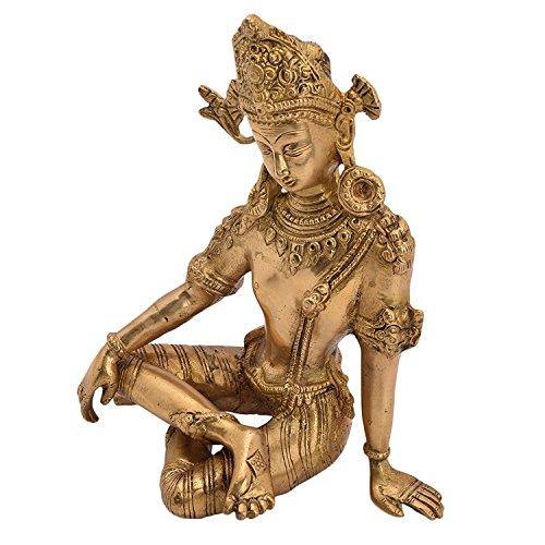 Aone india Lord Indra Brass Statue (Height-9.5") | Home Decor - Image 3