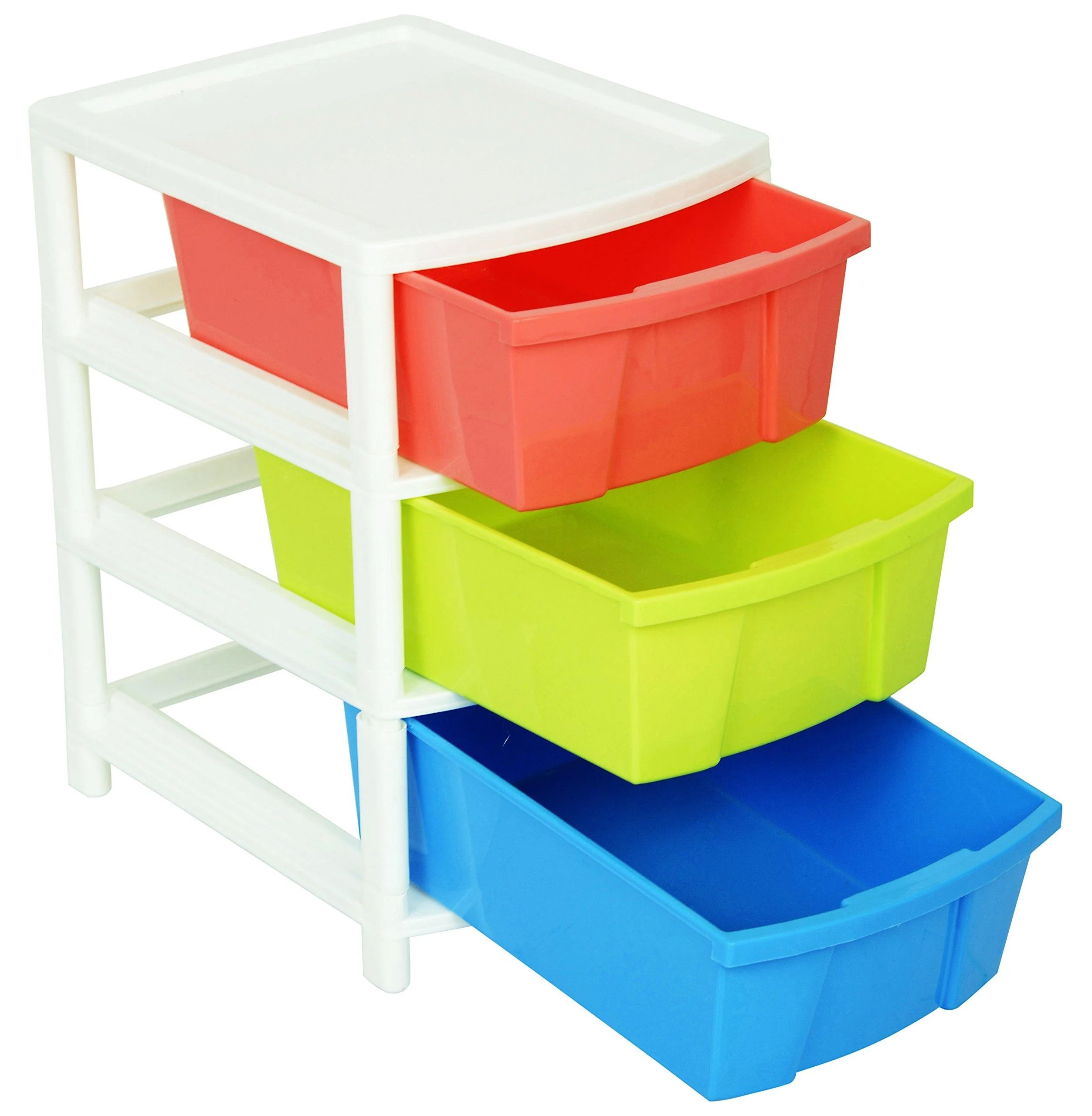 Aristo Multipurpose 3 Drawer Plastic Modular Chest Storage Organizer - Image 3