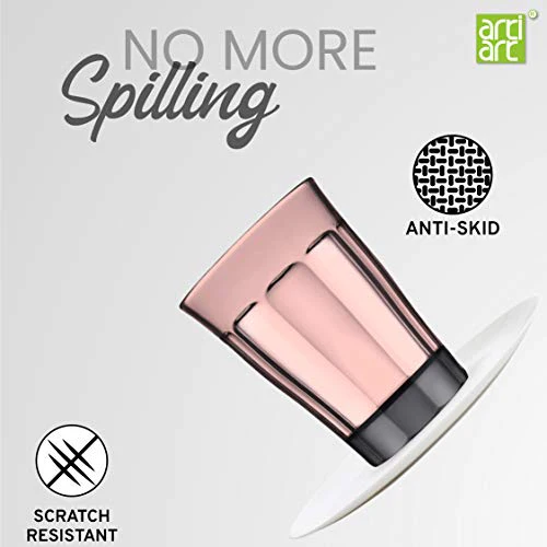 ARTIART Iceberg No Fall Party Mug Small Size| Patented Design & Suction Technology (Taiwan) | Unbreakable Tritan Plastic, Hot & Cold (280 ML) - Image 3