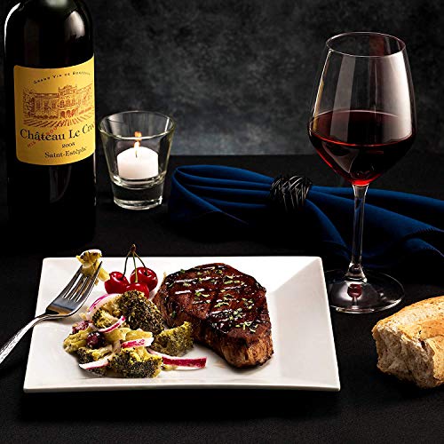 Ash & Roh® Red Wine, Cut Wine Glasses - Pack of 2,350 ml - Image 5
