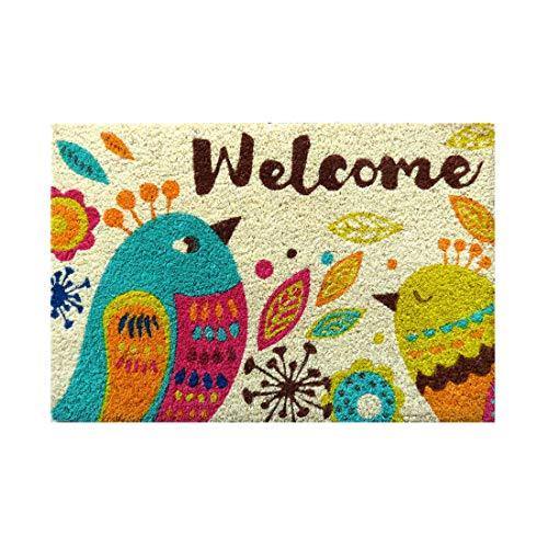 Atmah Birdy Welcome Coir Door Mat, Size 40 X 60 Cm - Image 3