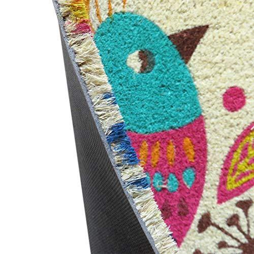 Atmah Birdy Welcome Coir Door Mat, Size 40 X 60 Cm - Image 5