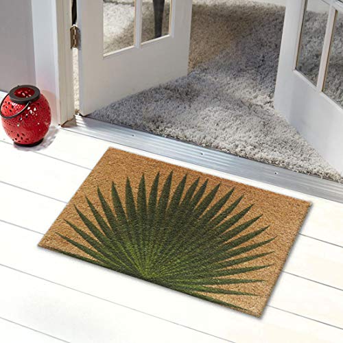 ATMAH Palm Leaf Coir Doormat, Size 40cm x 60cm - Image 3