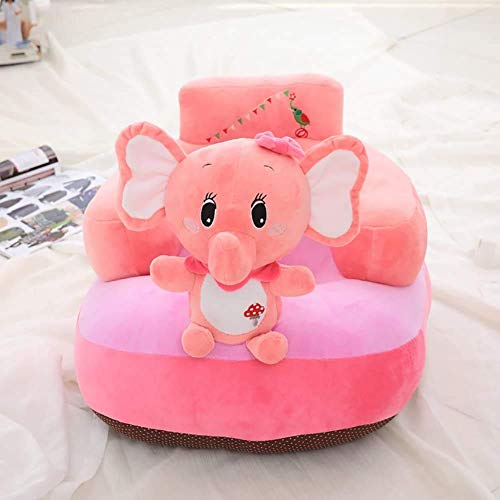 AVSHUB Soft and Rocking Chair Skin Friendly Elephant Shape Baby Supporting Seat Soft Plush Cushion and Chair for Kids/Baby - PinkElephant, for 3 Months to 3 Years - Image 3