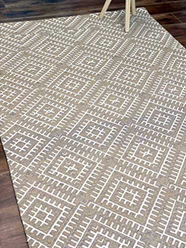 Award Velvet's Cotton Geometric Design Medium Size Rug ( 4ft x 6ft ) - Image 3