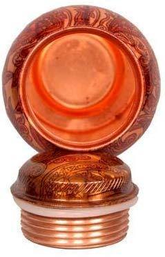 Ayurveda CopperTM| Pure Copper Modern Art Printed with Outside Lacquer Copper Water Bottle for Travelling Purpose,Gym,Yoga Ayurveda Healing |1000 ML Set of 1 - Image 8