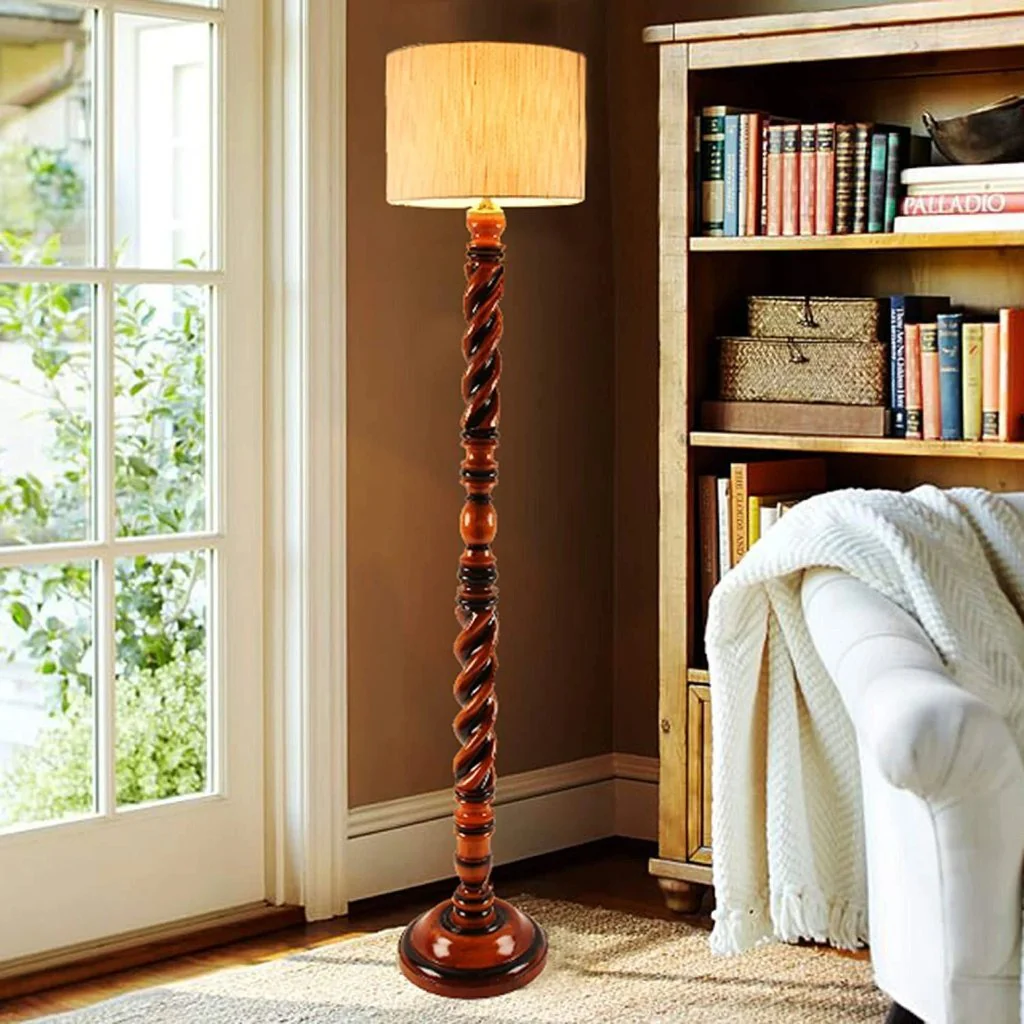 Beverly Studio Galina Wooden Floor Lamp