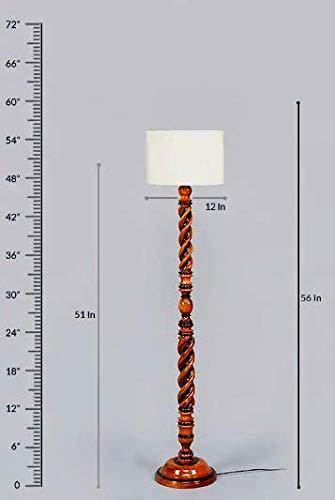 Beverly Studio Galina Wooden Floor Lamp - Image 4