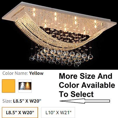 Blissbee AU008 Ceiling Chandalier Light, Yellow And White - Image 7