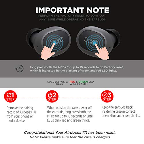boAt Airdopes 171 Bluetooth Truly Wireless Earbuds with Mic(Active Black) - Image 2