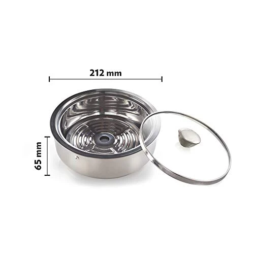Borosil - Stainless Steel Insulated Roti Server, 1.1 Litres, Silver - Image 4