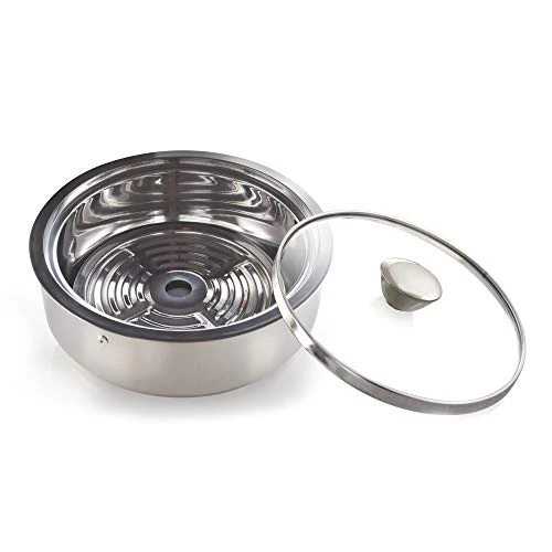 Borosil - Stainless Steel Insulated Roti Server, 1.1 Litres, Silver - Image 6