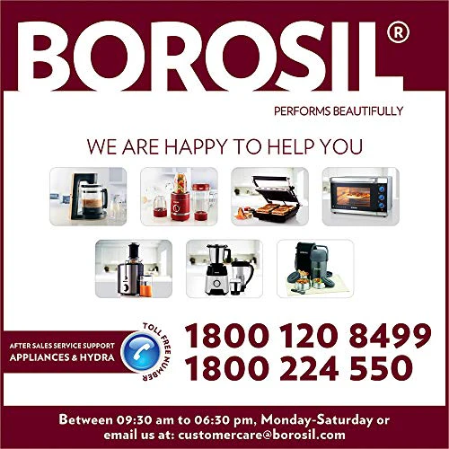Borosil Super Jumbo BGRILLSS23 2000-Watt Grill Sandwich Maker (Black) - Image 5