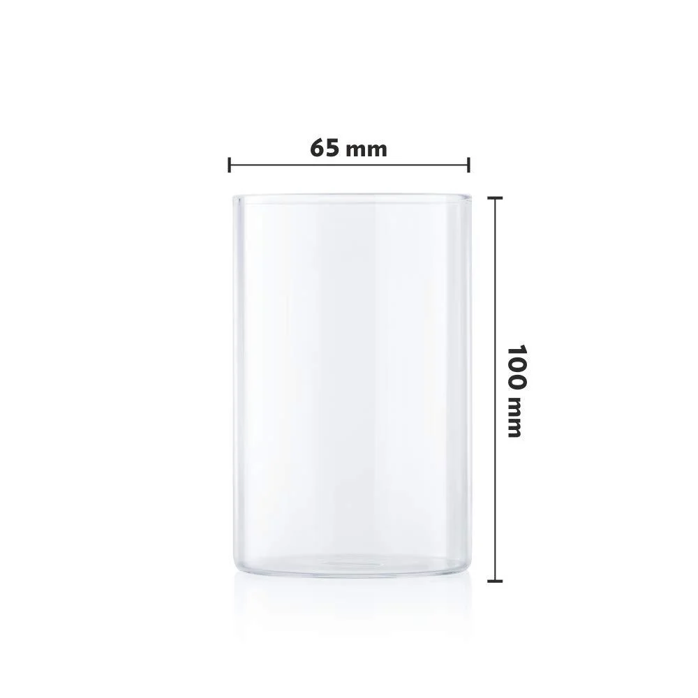 Borosil Transparent 295ml Vision Glass Set, : Set of 6 - Image 3