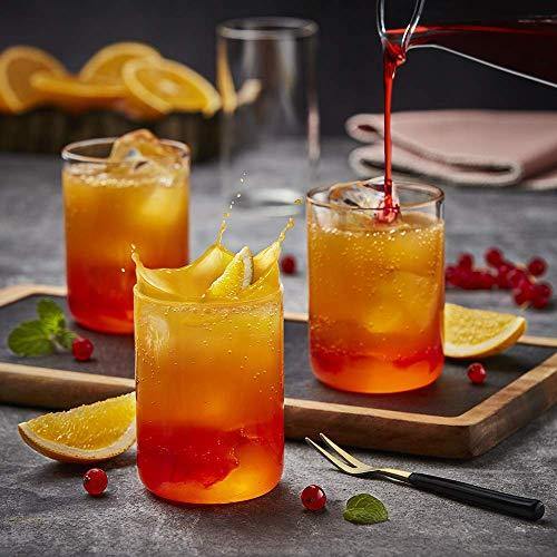 Borosil Vision Glass Medium Set, 295ml,20ml of 6-Pieces, Transparent - Image 2