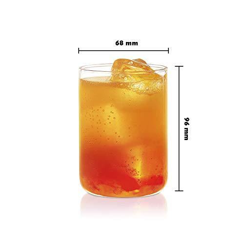 Borosil Vision Glass Medium Set, 295ml,20ml of 6-Pieces, Transparent - Image 7