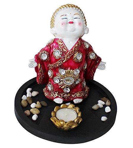 Buddha Monk Handicraft Idol Statue - Image 7
