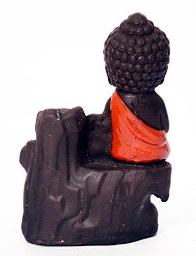 Buddha Smoke Fountain with 10 Smoke Back Flow Scented Cone Incenses - Image 2