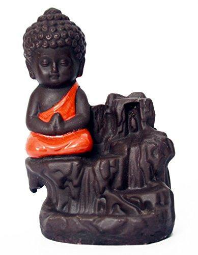 Buddha Smoke Fountain with 10 Smoke Back Flow Scented Cone Incenses - Image 4