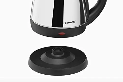 Butterfly EKN 1.5-Litre Water Kettle (Silver with Black) & Smart 150-Watt Table Top Wet Grinder with Coconut Scrapper Attachment (White) Combo - Image 4