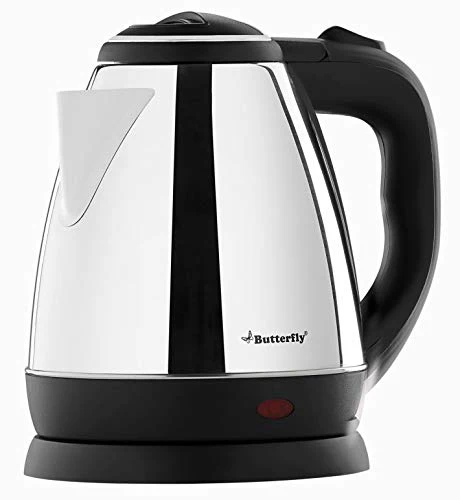 Butterfly EKN 1.5-Litre Water Kettle (Silver with Black) & Smart 150-Watt Table Top Wet Grinder with Coconut Scrapper Attachment (White) Combo - Image 5