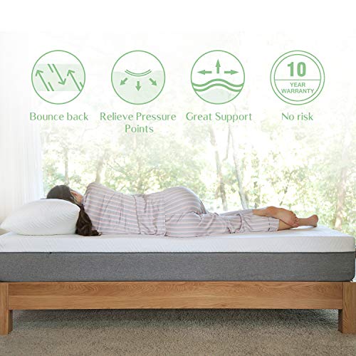 California King Mattress, Novilla 10 Inch Gel Memory Foam Mattress - Image 6