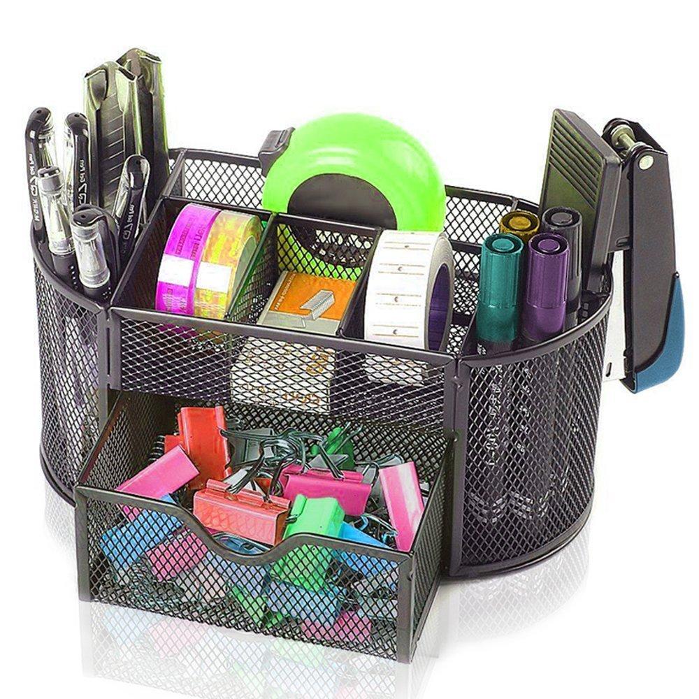 Callas Metal Mesh Desk Organizer, Black - Image 6