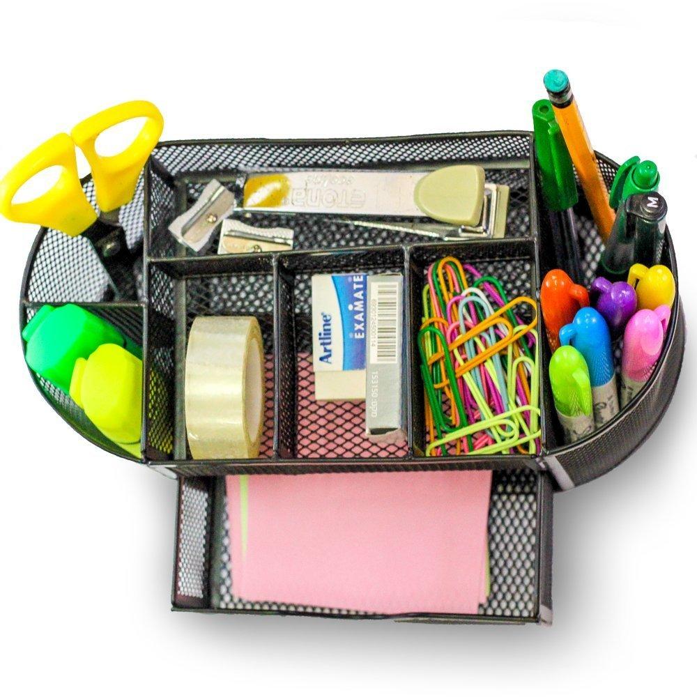 Callas Metal Mesh Desk Organizer, Black - Image 7