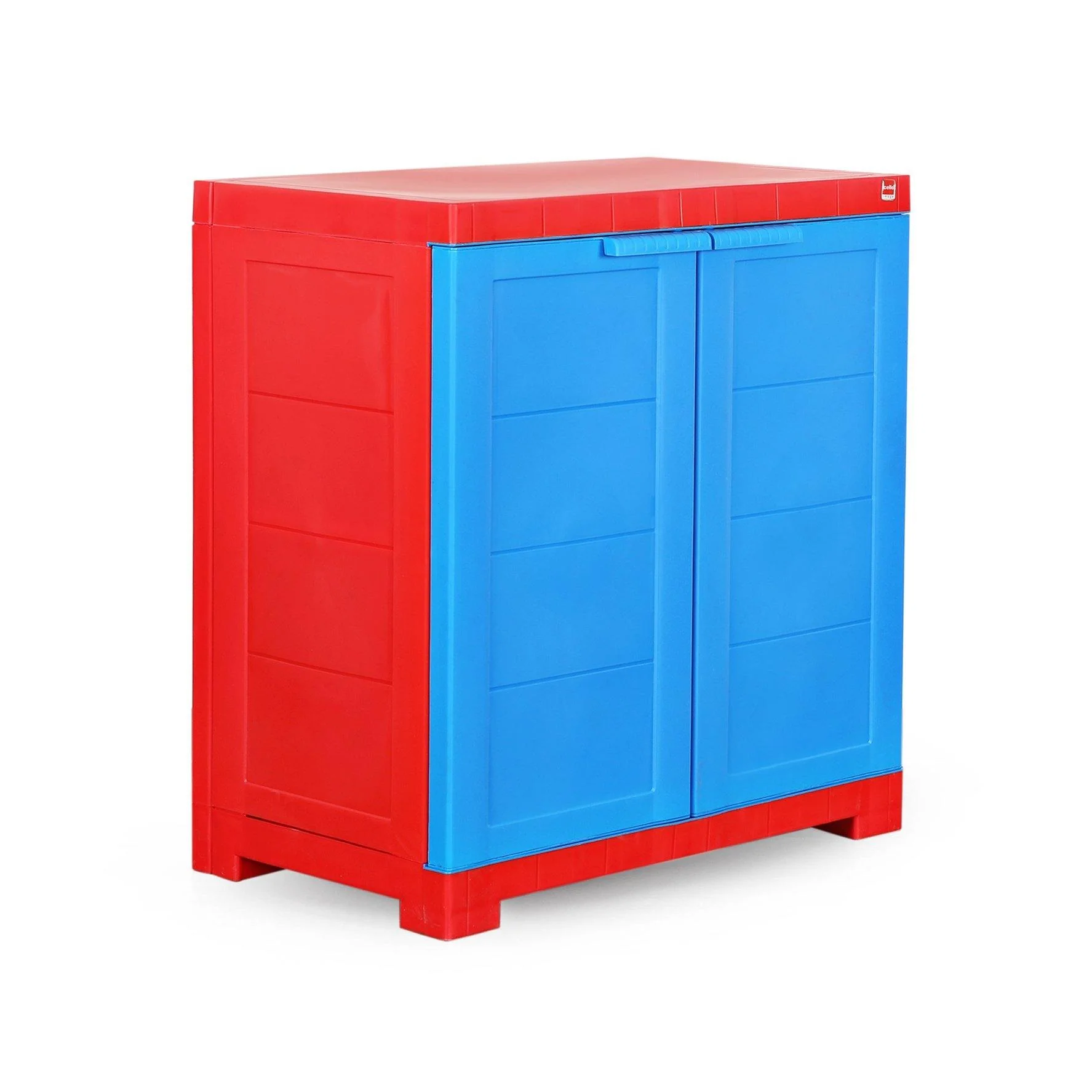 Cello Novelty Compact Cupboard - Red and Blue