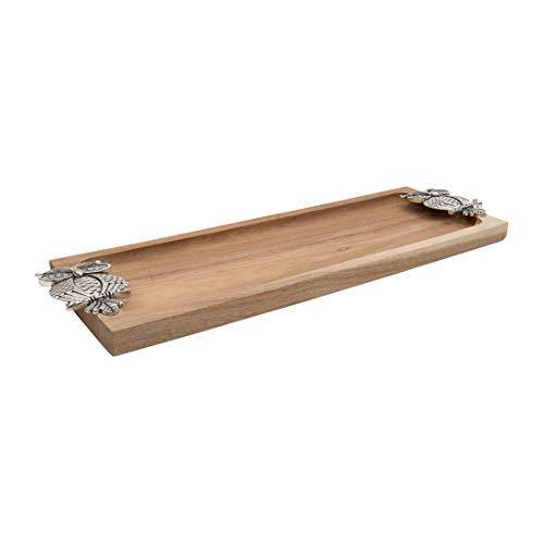 Chumbak Ornate Owl Platter with Skewers - Image 2