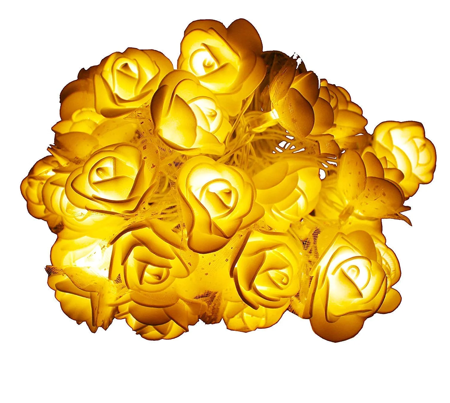Citra 30 Led String Strip Light Rose Flower Shape Diwali Light for Decoration 30Led- Warm White - Image 6