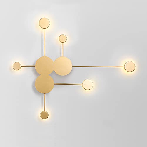 CITRA 6 LED Modern Gold Wall Light - Warm White - Image 3