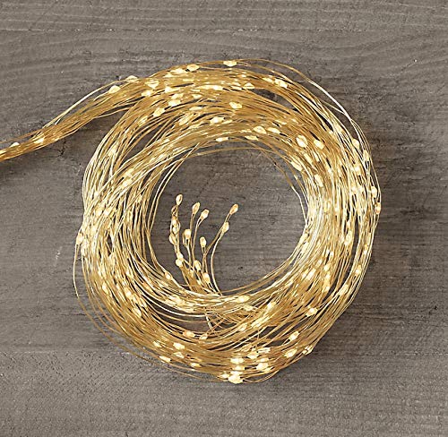 CITRA Waterproof Decorative Vine String Lights, 10 Strands 200 LEDs Hanging Twinkle Fairy Lights Silver Wire Timbo Starry Lights for Home,Office, Diwali, Eid & Christmas Decoration - Warm White - Image 5