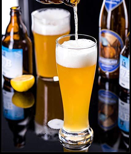 Clear Classic Pilsner Brasserie Beer Glass - Image 5